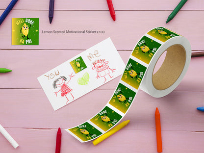 School Classroom Motivational Scented Stickers for kids